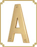 Brass Alphabets