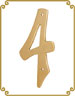 Brass Numerals