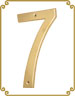 Brass Numerals